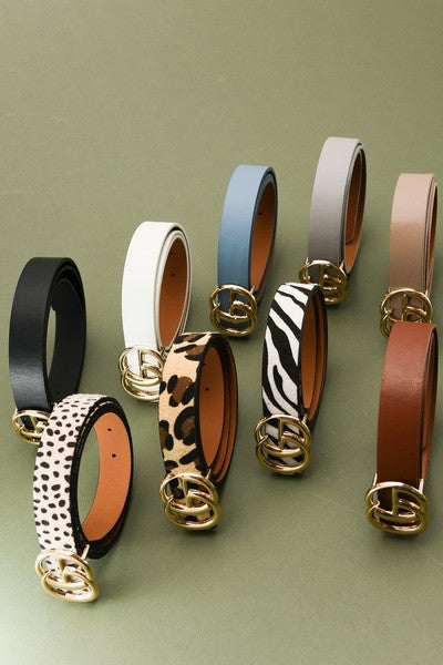 Basic Buckle Fashion Belt