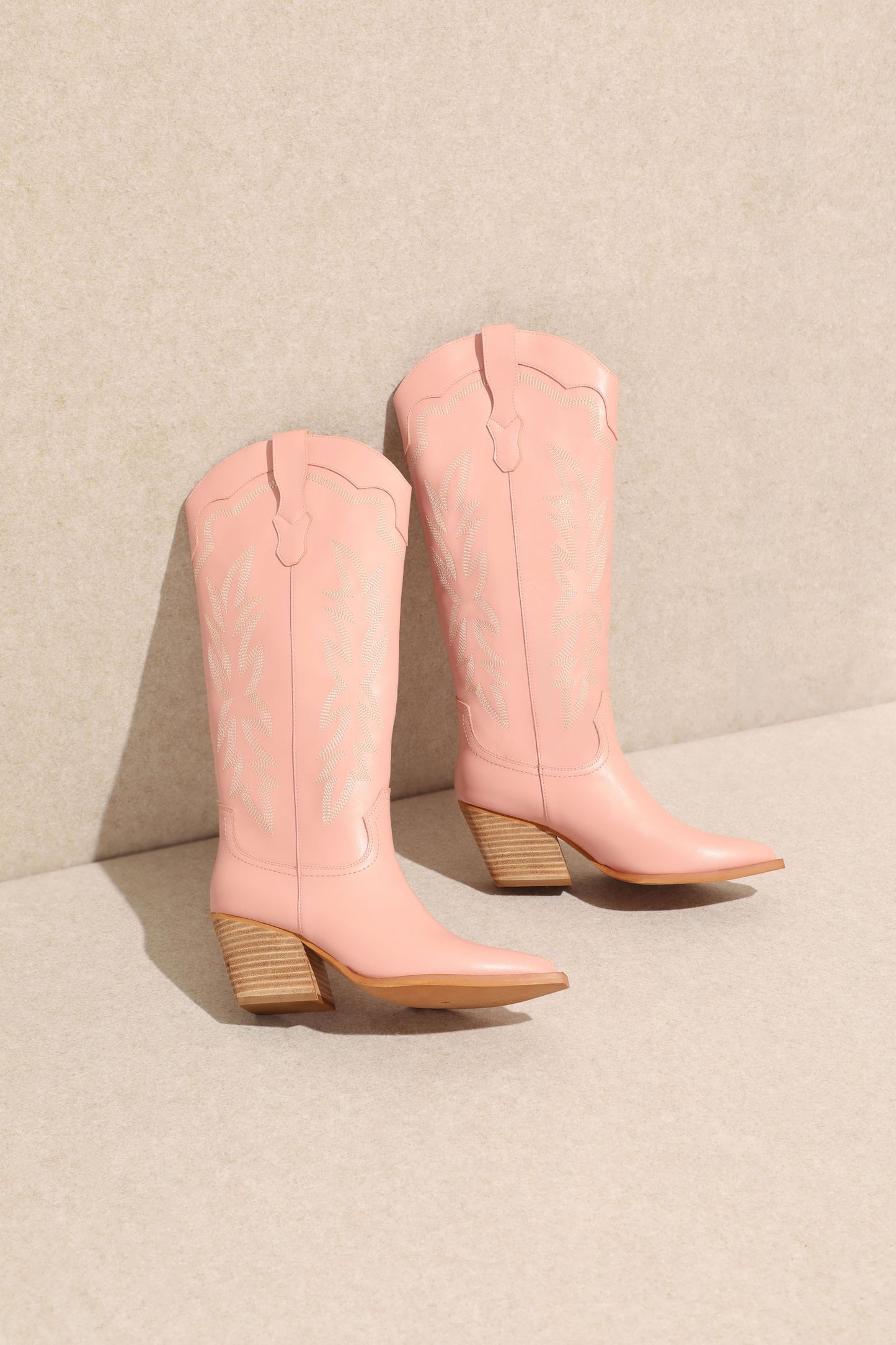 Pink Tall Boots