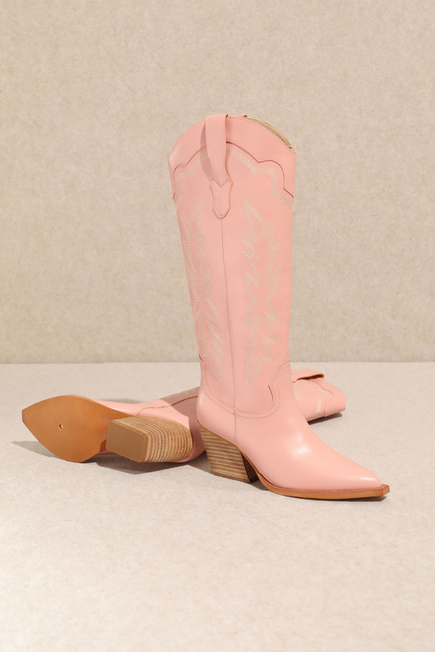 Pink Tall Boots