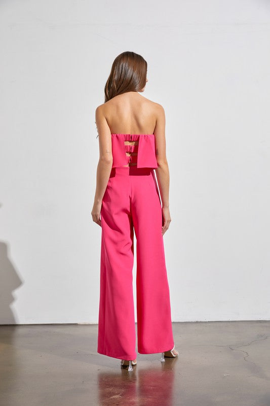 Off Shoulder Jumpsuit-Drop Ship