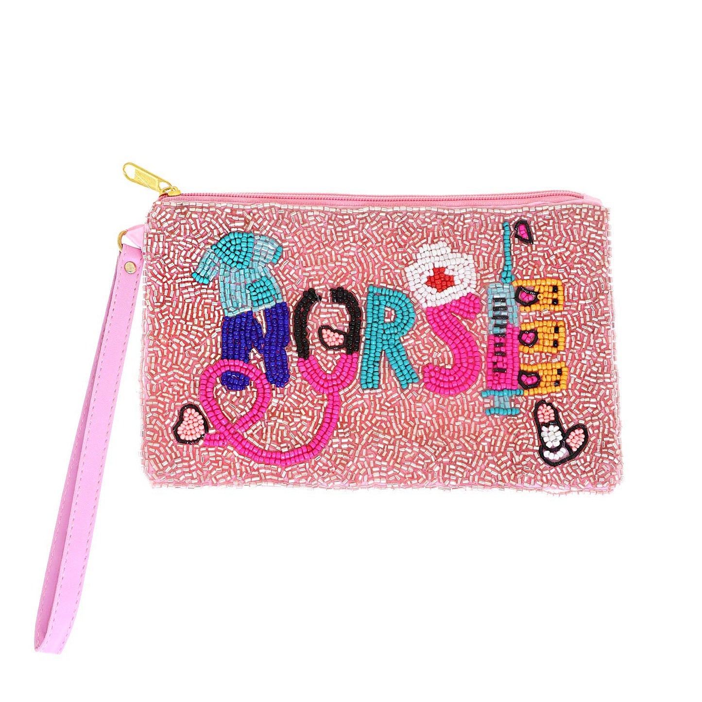 HEALTHCARE NURSE APPRECIATION WRISTLET COIN BAG