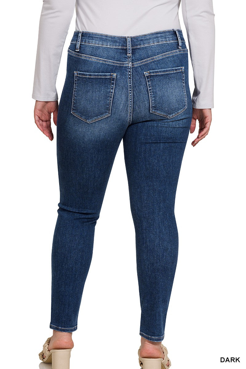 Plus High Waist Skinny Jegging Jeans