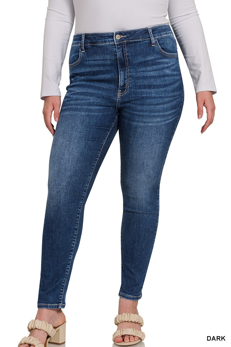 Plus High Waist Skinny Jegging Jeans
