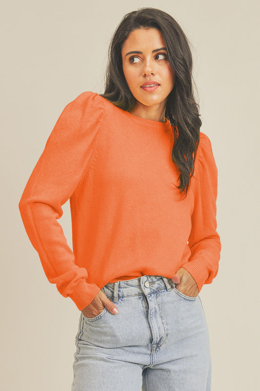 Classic crew neckline pullover