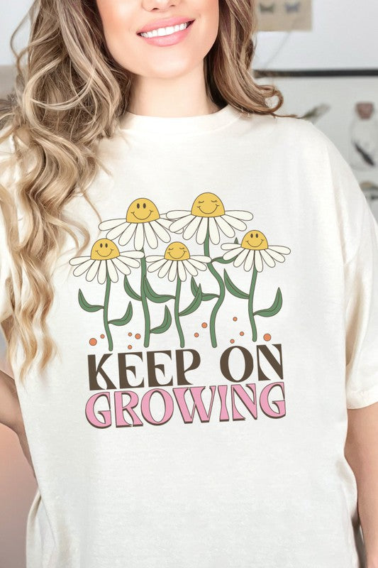 Keep on Growing Comfort Colors Graphic Tee