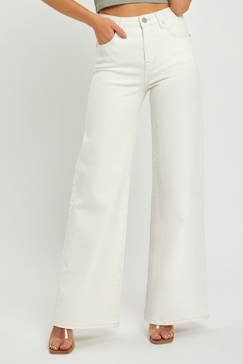 HIGH RISE TUMMY CONTROL WIDE PANTS