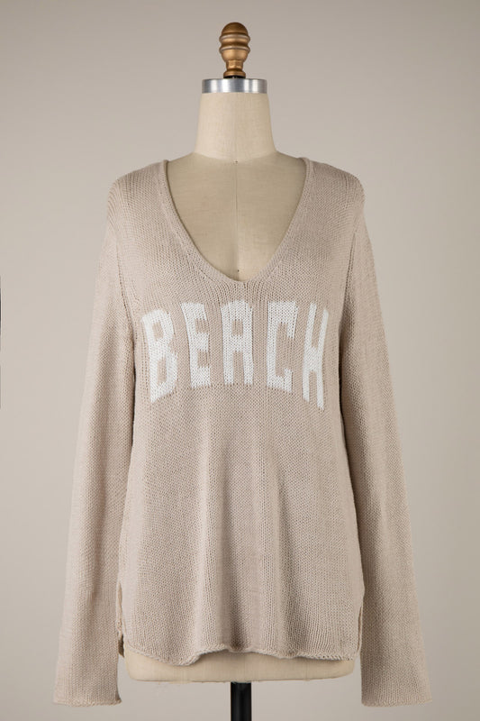 BEACH LIGHTWEIGHT KNIT SWEATER