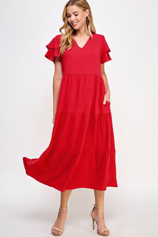 The Annabelle Ruby Midi Dress
