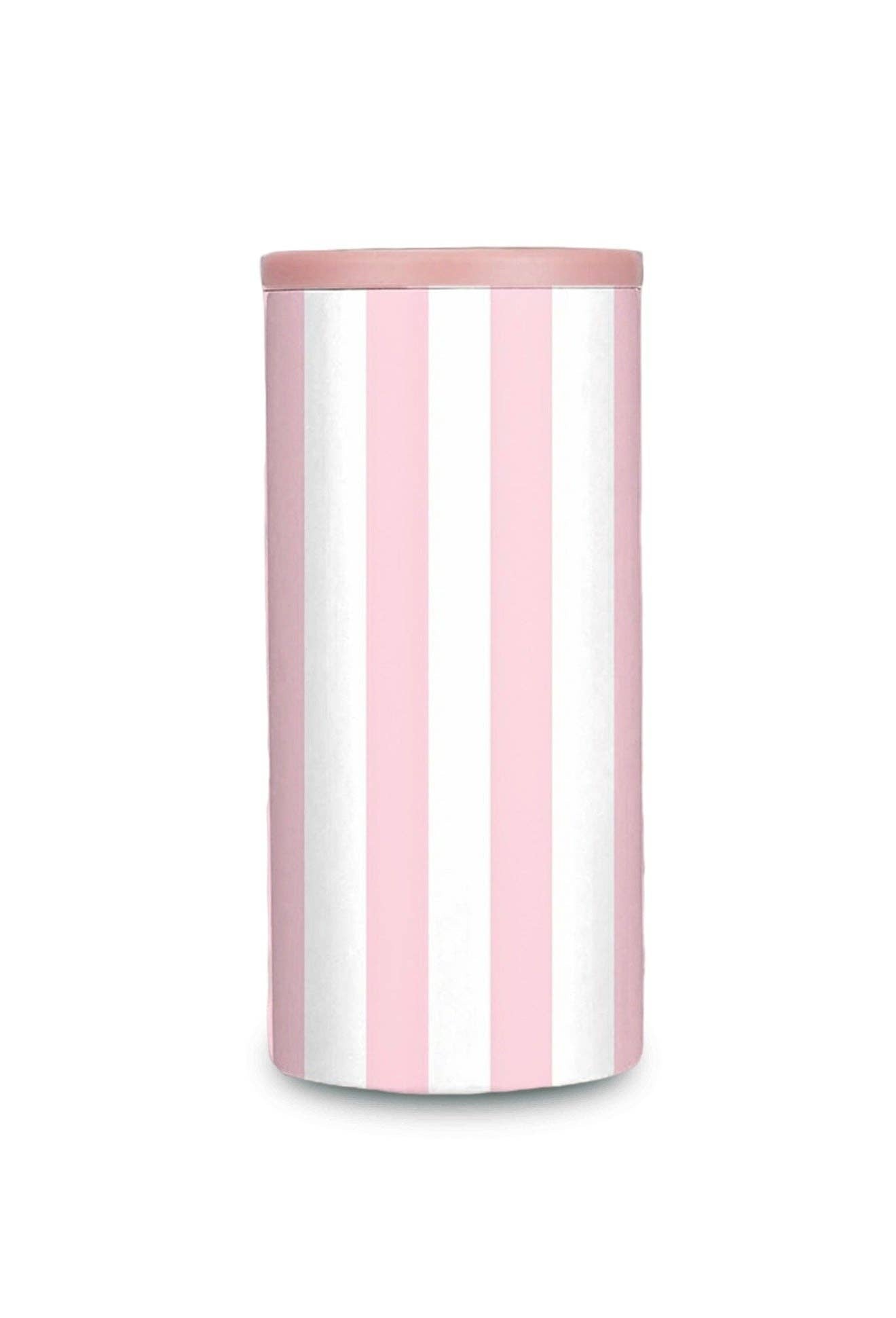 Crawford Hill-Hard Cooling Can in Pink Striped