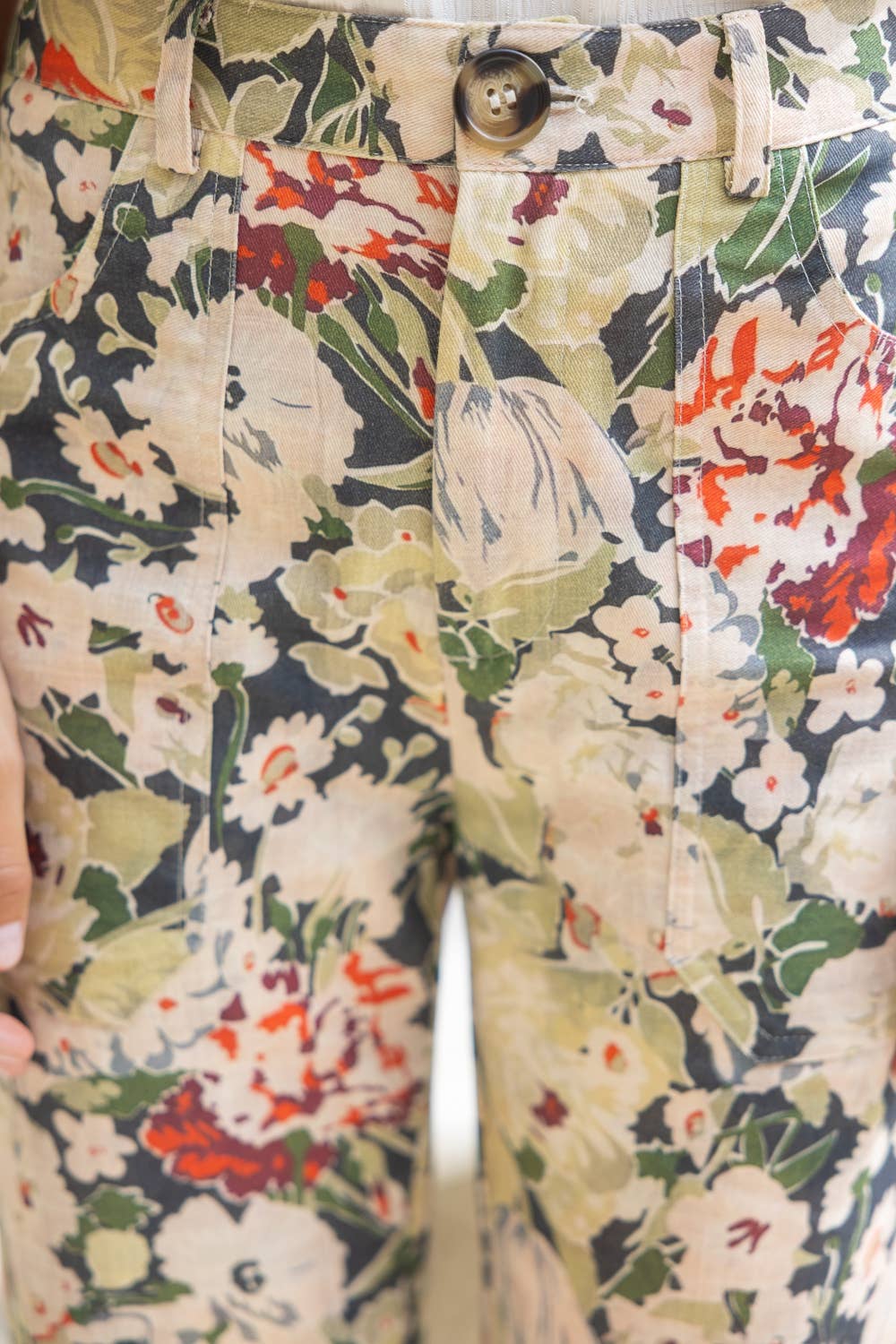 CrawfordHill- Floral Print Pants