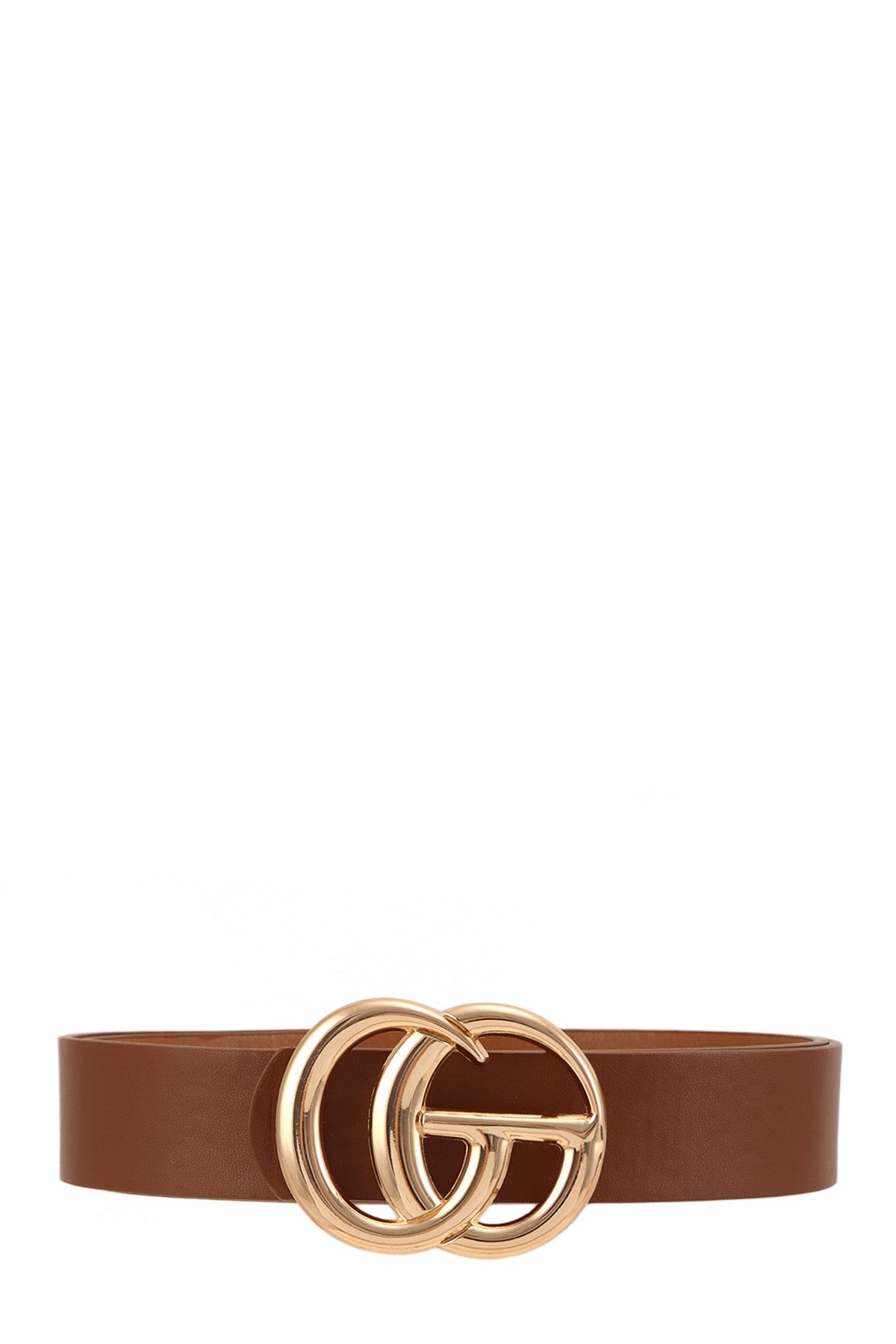 CC Classic Faux Leather Belt with GO Buckle