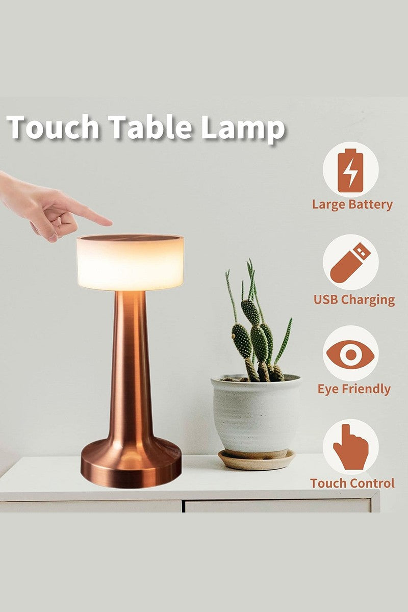 Retro Cordless Touch Control Led Night Lamp