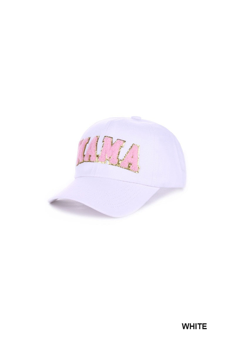 MAMA CHENILLE PATCH BASEBALL CAP HAT