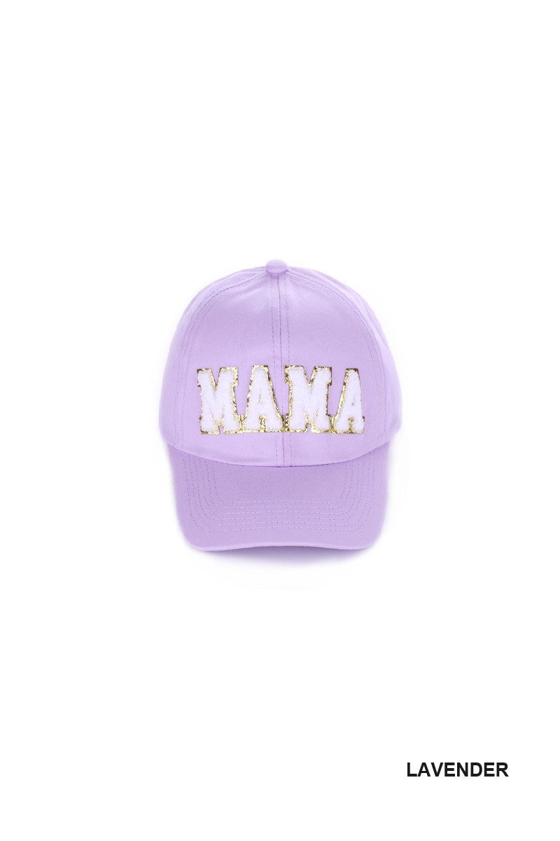 MAMA CHENILLE PATCH BASEBALL CAP HAT