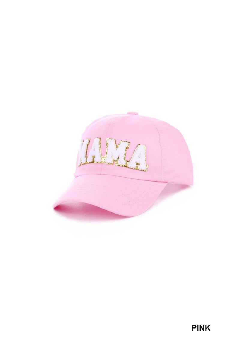 MAMA CHENILLE PATCH BASEBALL CAP HAT