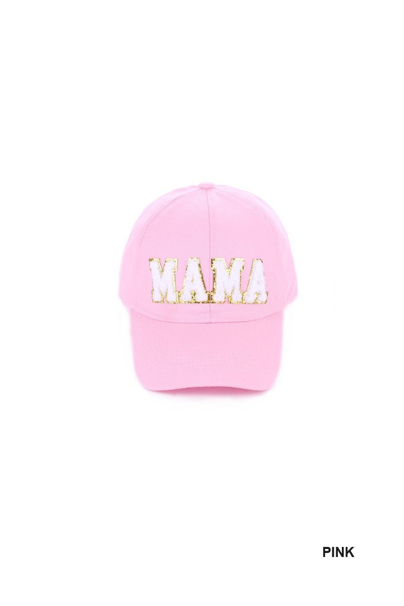 MAMA CHENILLE PATCH BASEBALL CAP HAT