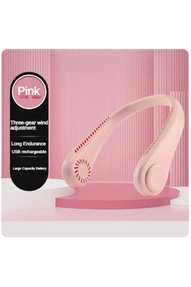 Portable Hands-free Bladeless Neck Fan