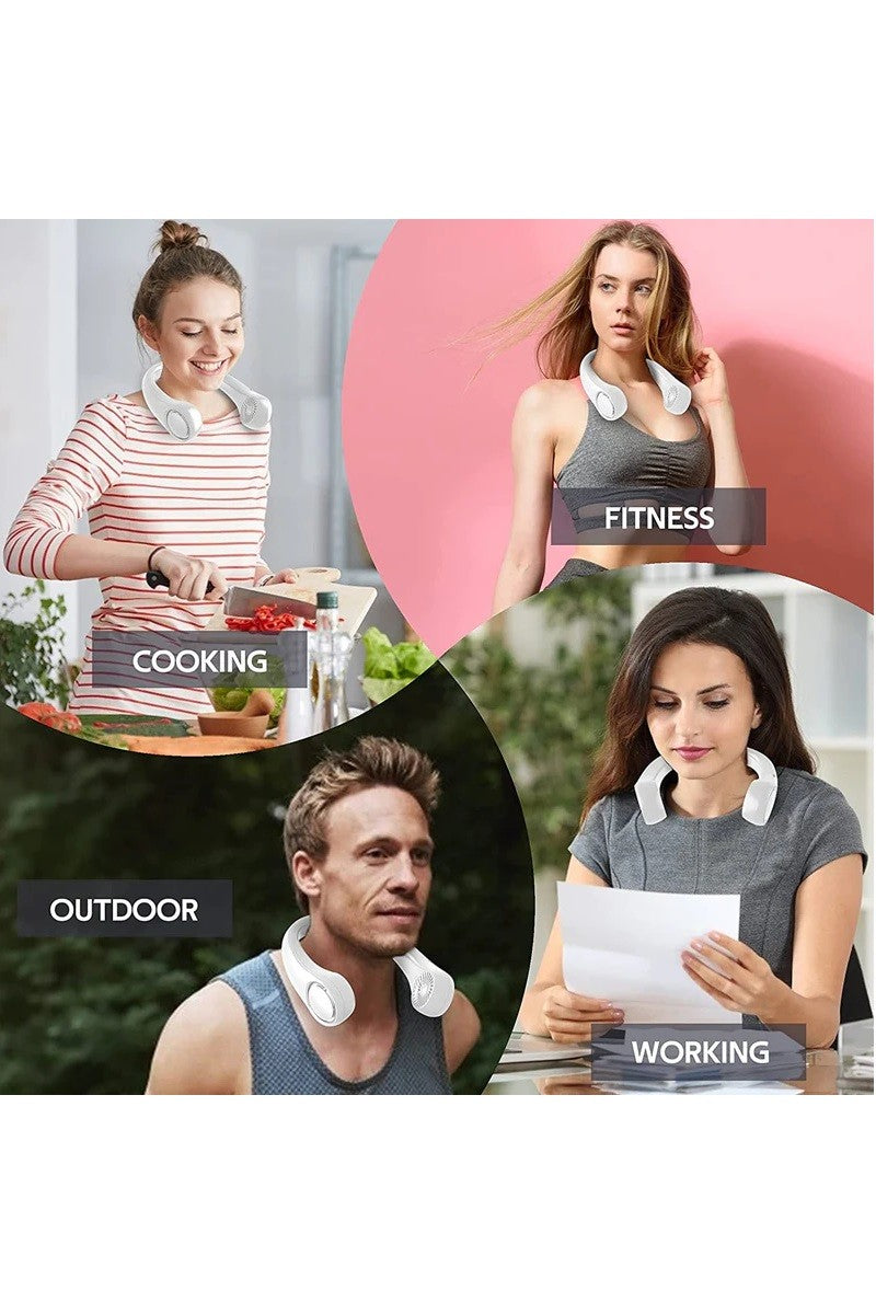 Portable Hands-free Bladeless Neck Fan