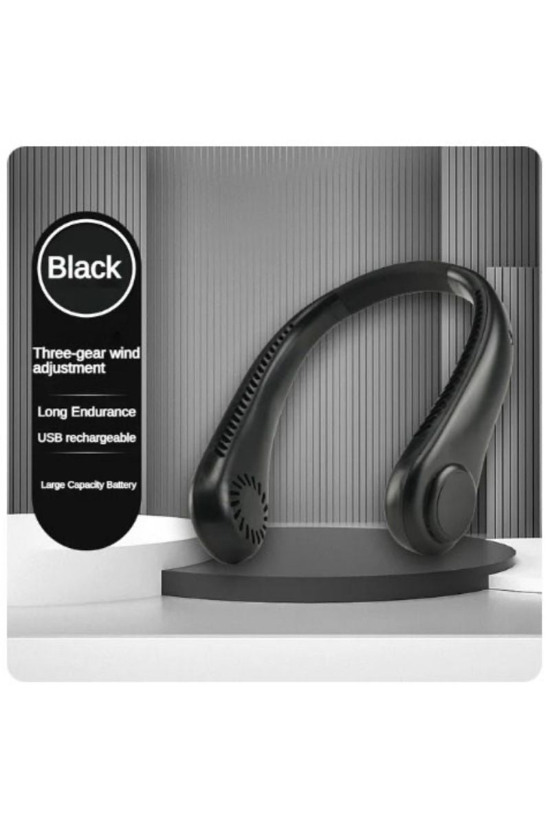 Portable Hands-free Bladeless Neck Fan