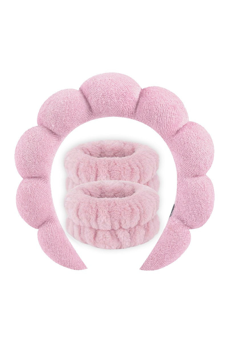 Simply Bella Spa Headband & Wristband Set