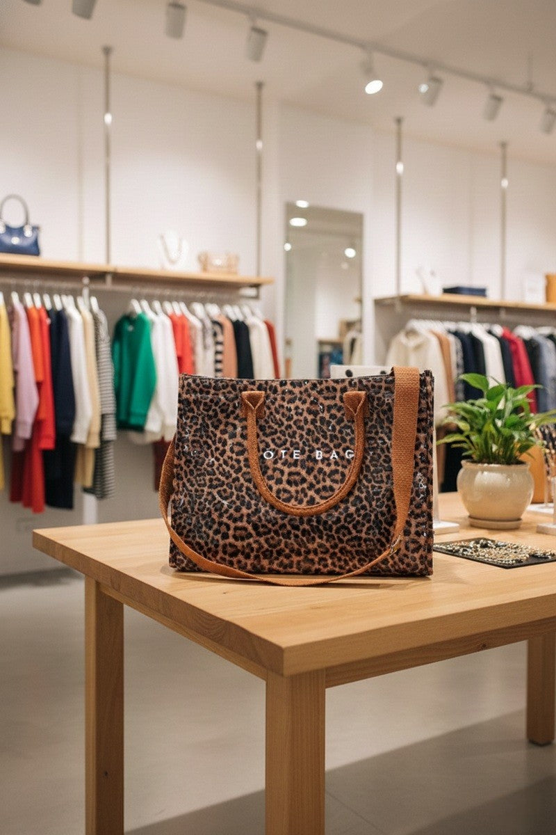 PVC Kraft Oversized Tote Bag