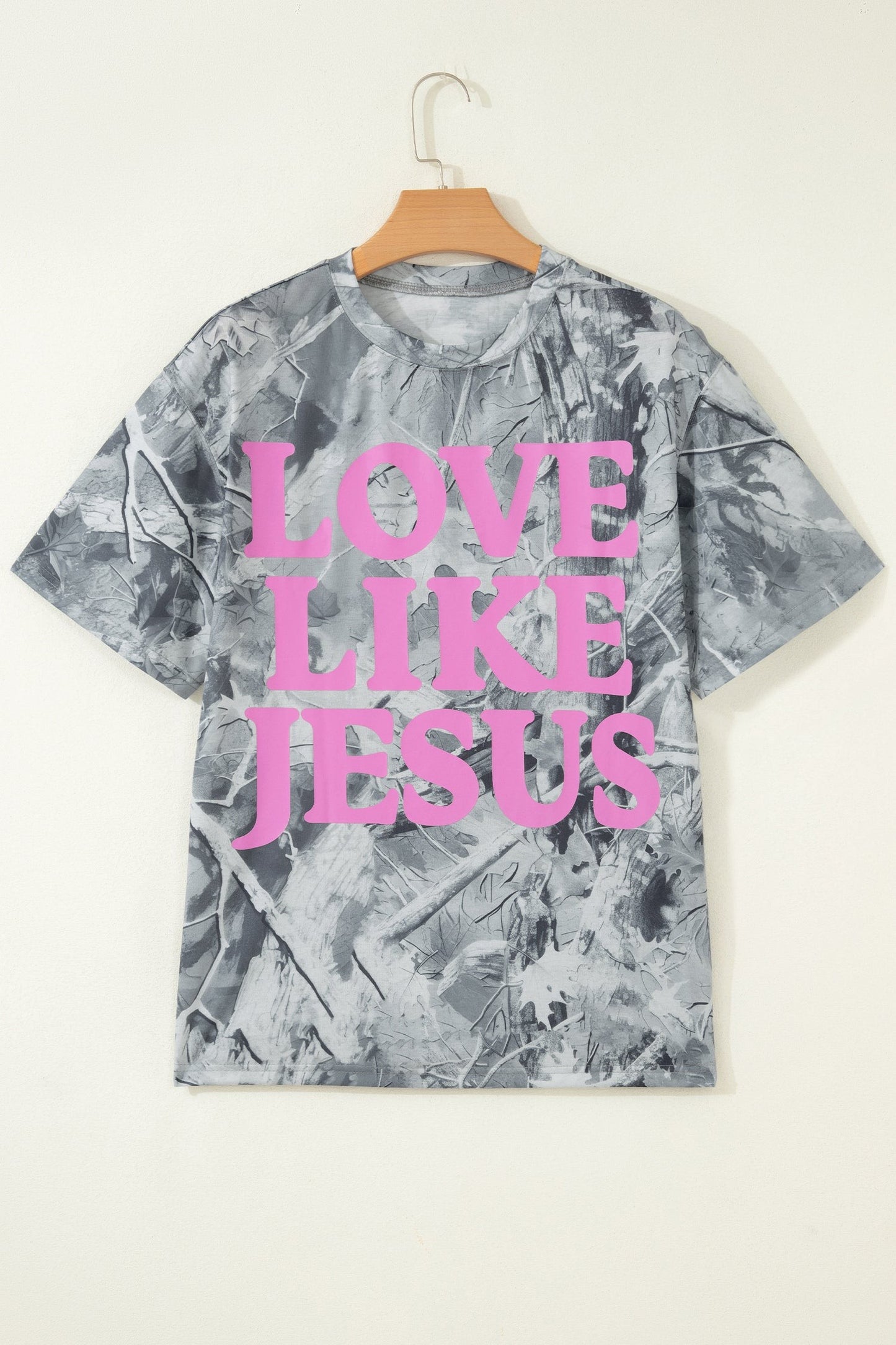 Love Like Jesus Camo Graphic Tee