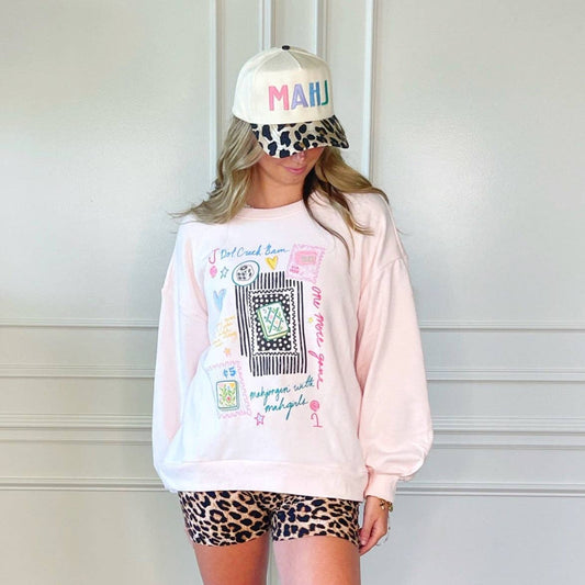 Mahjong Collage Sweatshirt