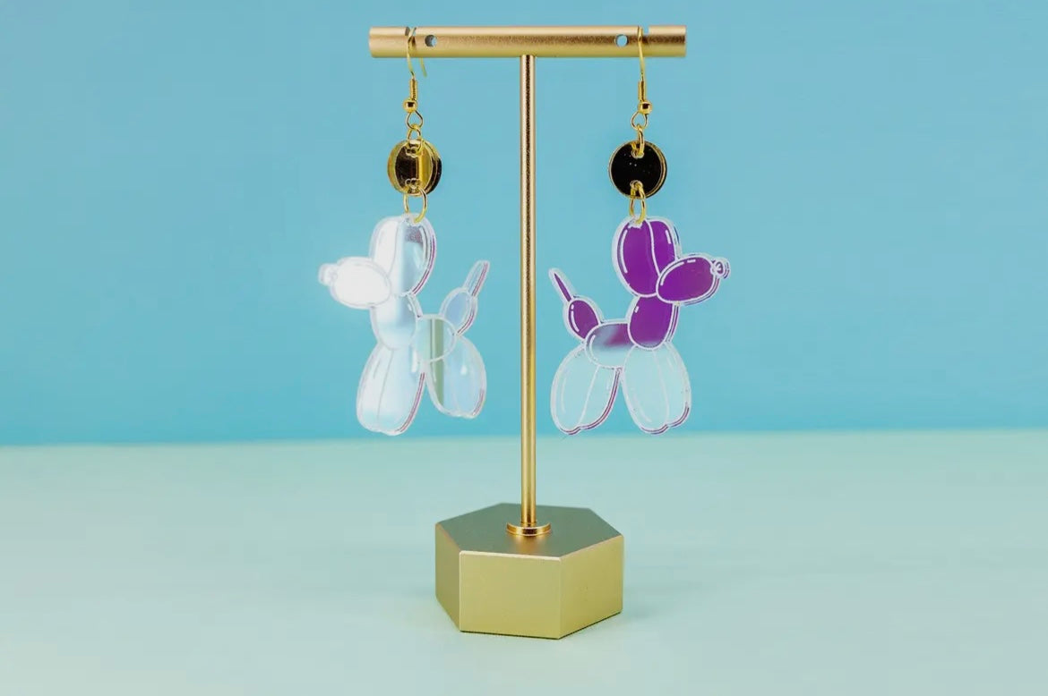 Balloon Dog Earrings