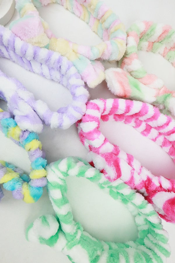 Stripe Pattern Shower Headband