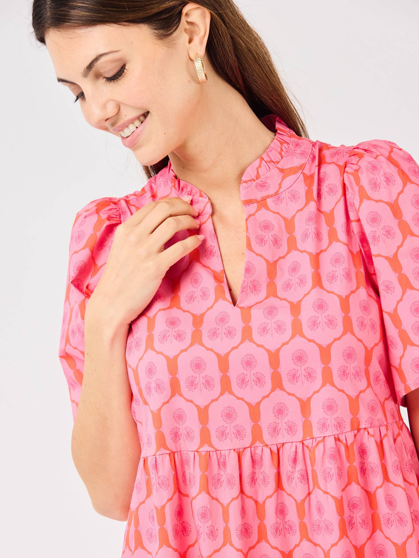Ivy Dress | Rosette Charm Pink
