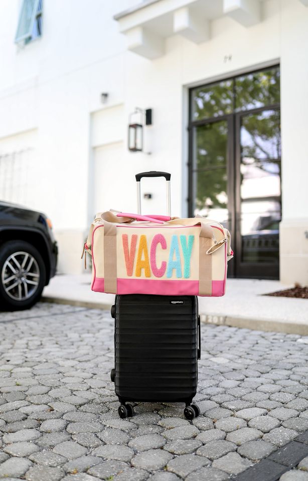 Duffle Bag - Vacay Weekender (Cream / Pink)