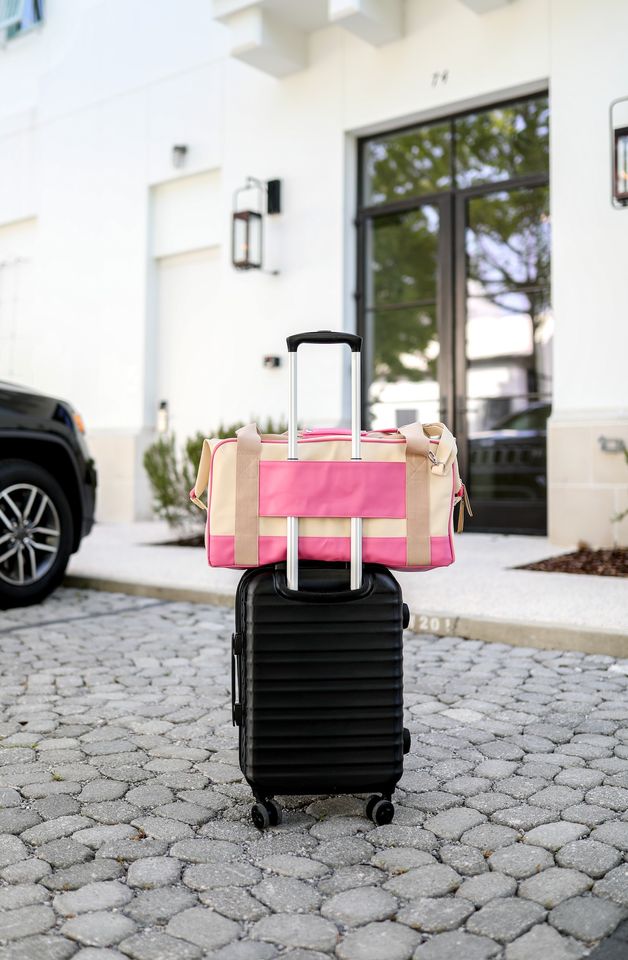 Duffle Bag - Vacay Weekender (Cream / Pink)