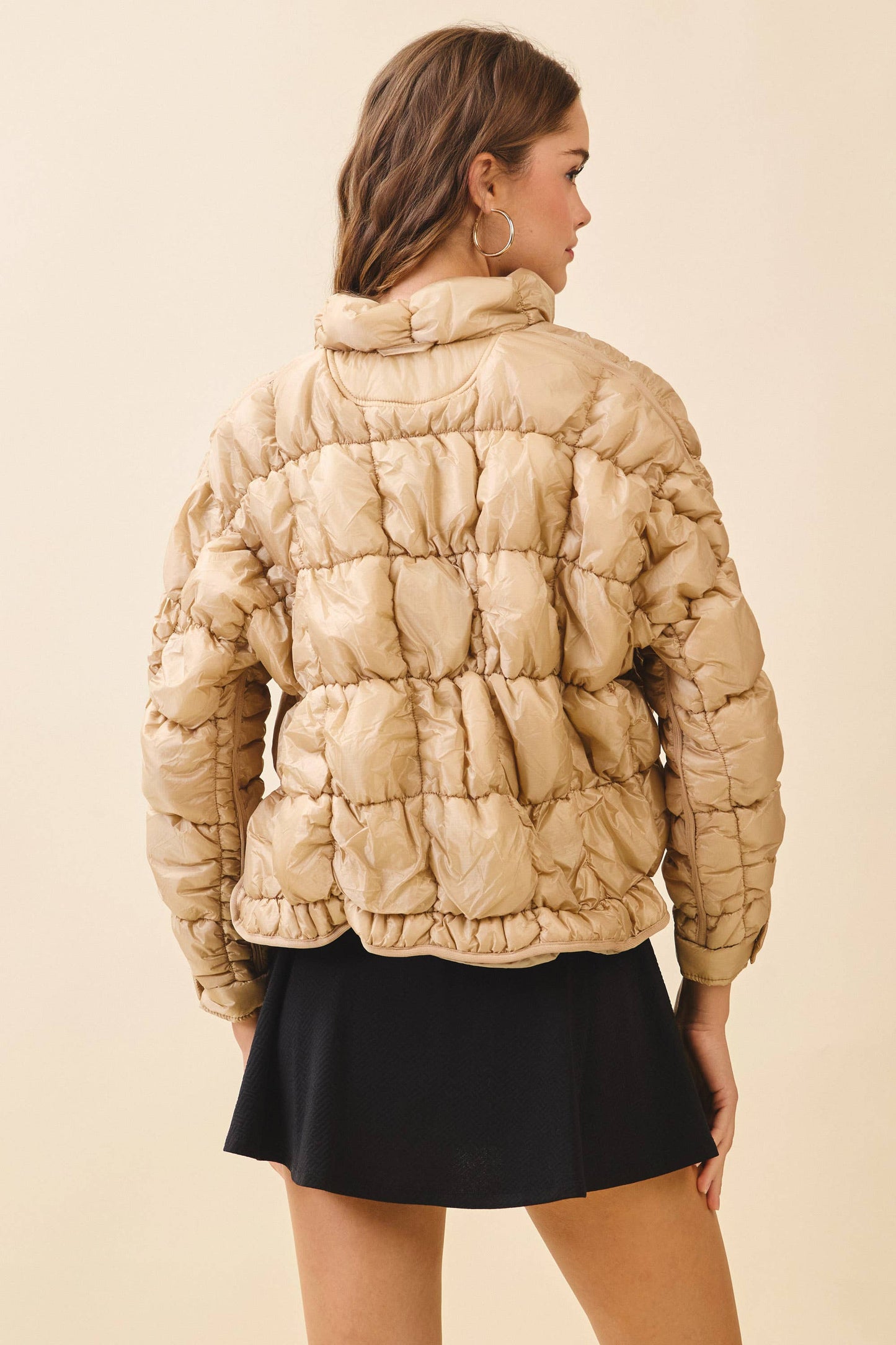 Light Weight Quilted Puffer Jacket
