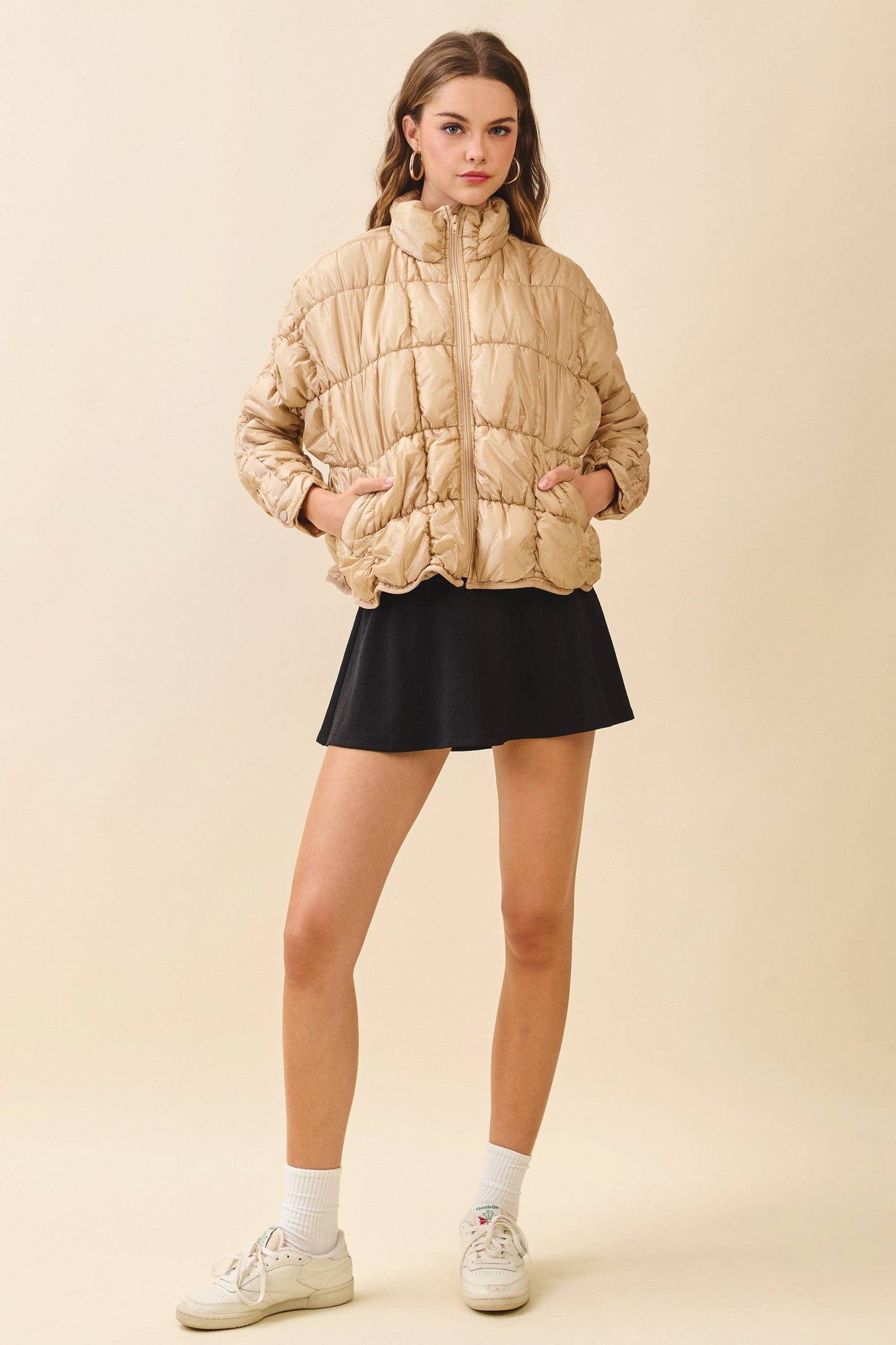 Light Weight Quilted Puffer Jacket