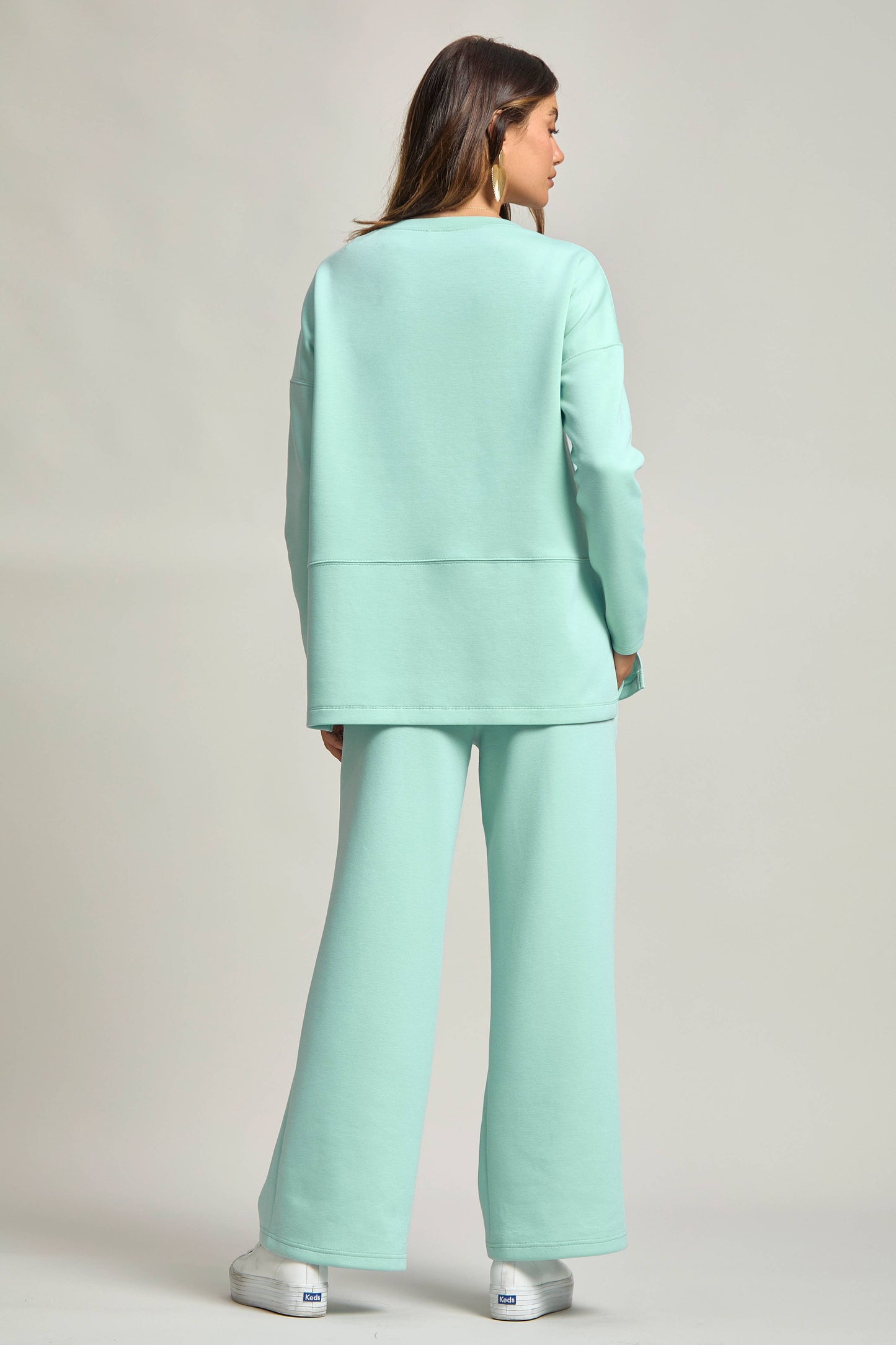 Dear Scarlett - Tunic Top + Straight Pants Travel Modal Set