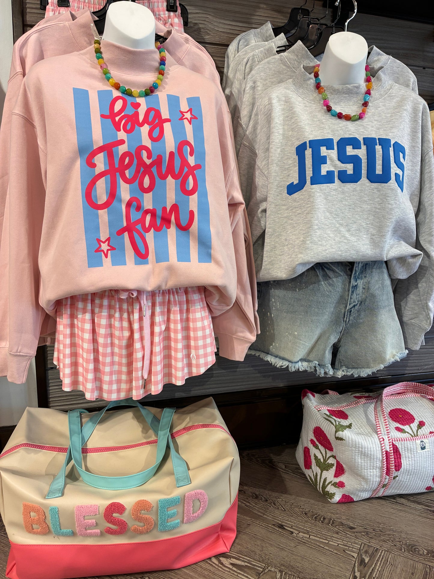 Crawford Hill Big Jesus Fan Mockneck