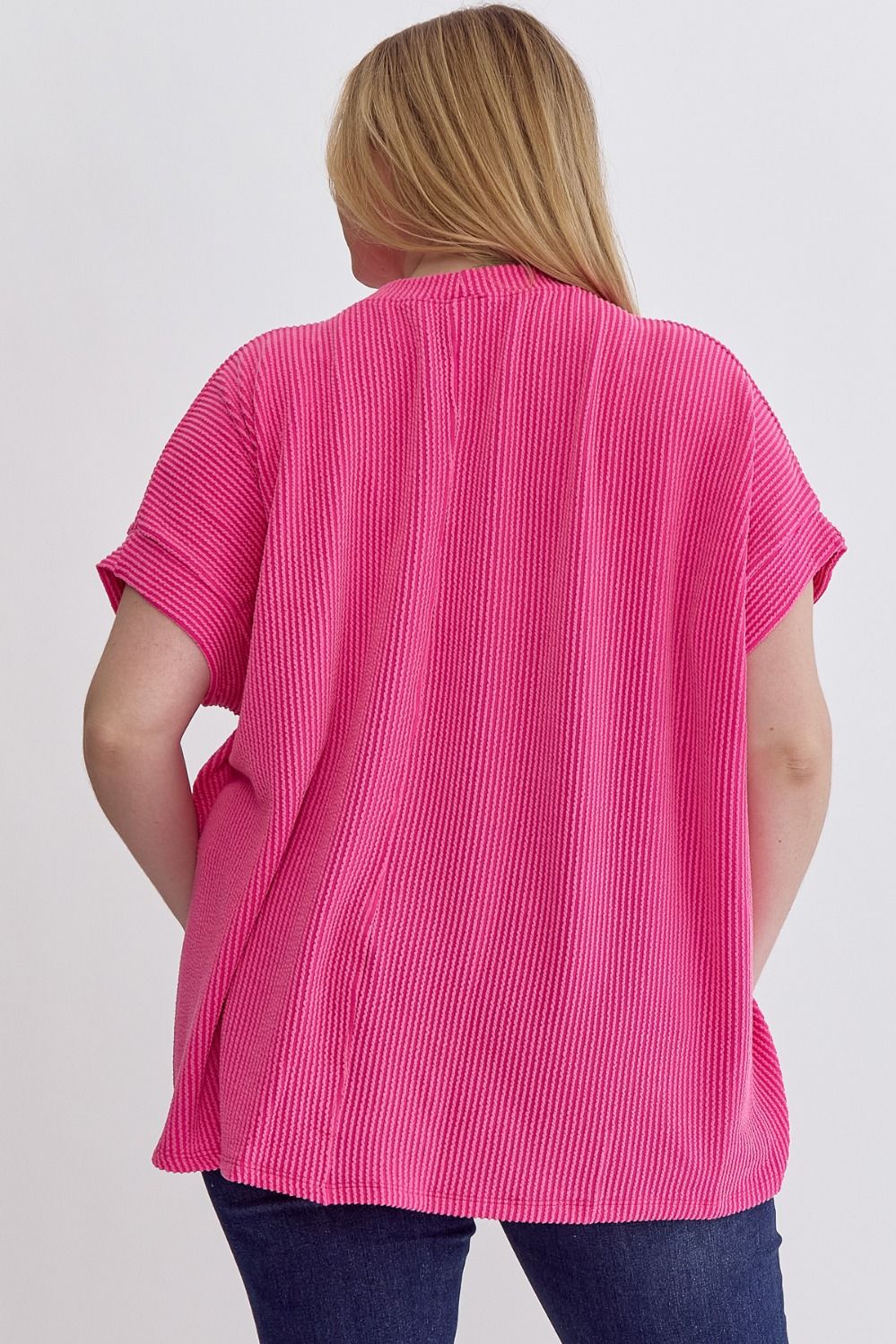 Plus Ribbed Top