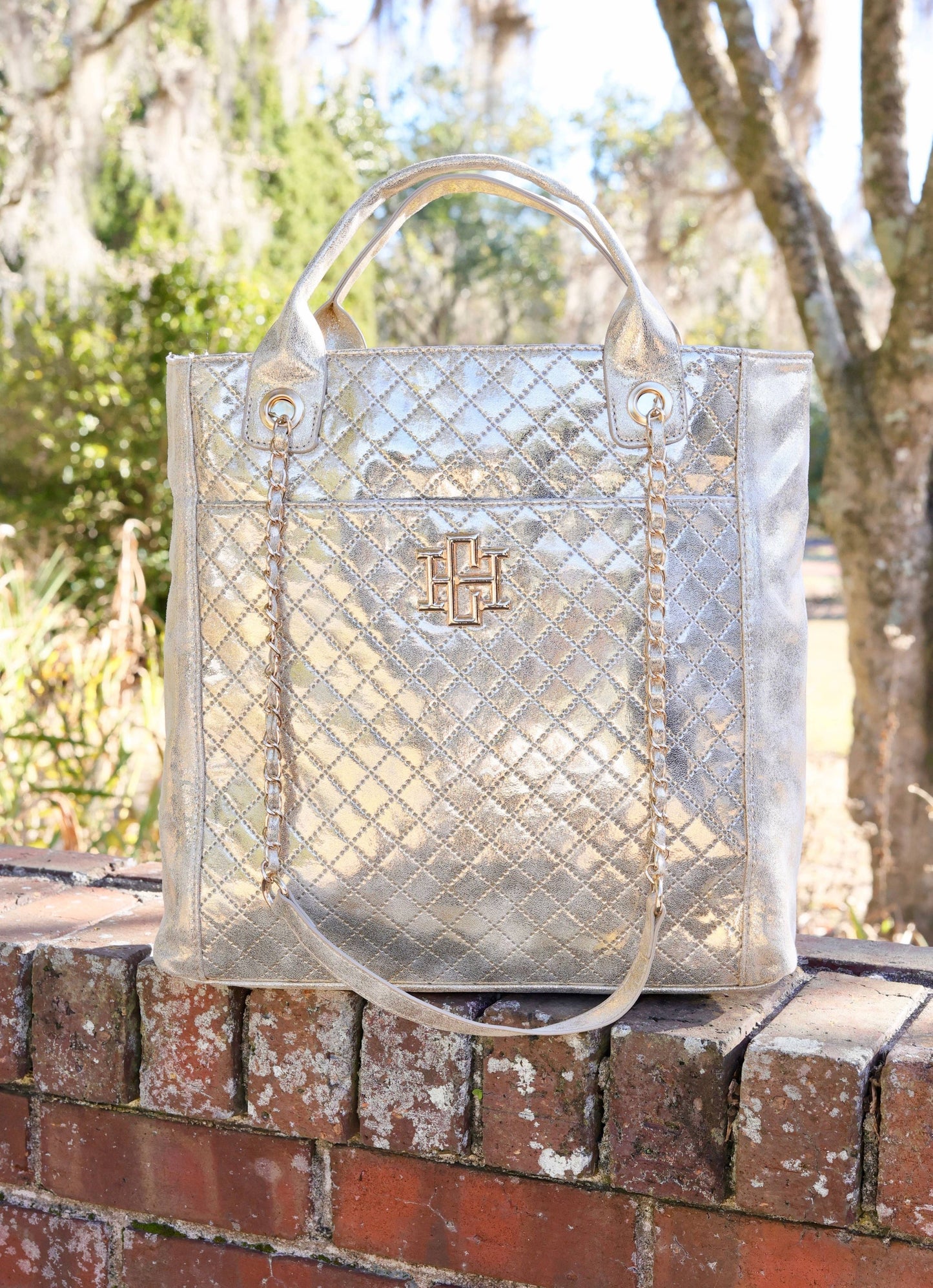 Caroline Hill - Kinzley Tote CHAMPAGNE POP