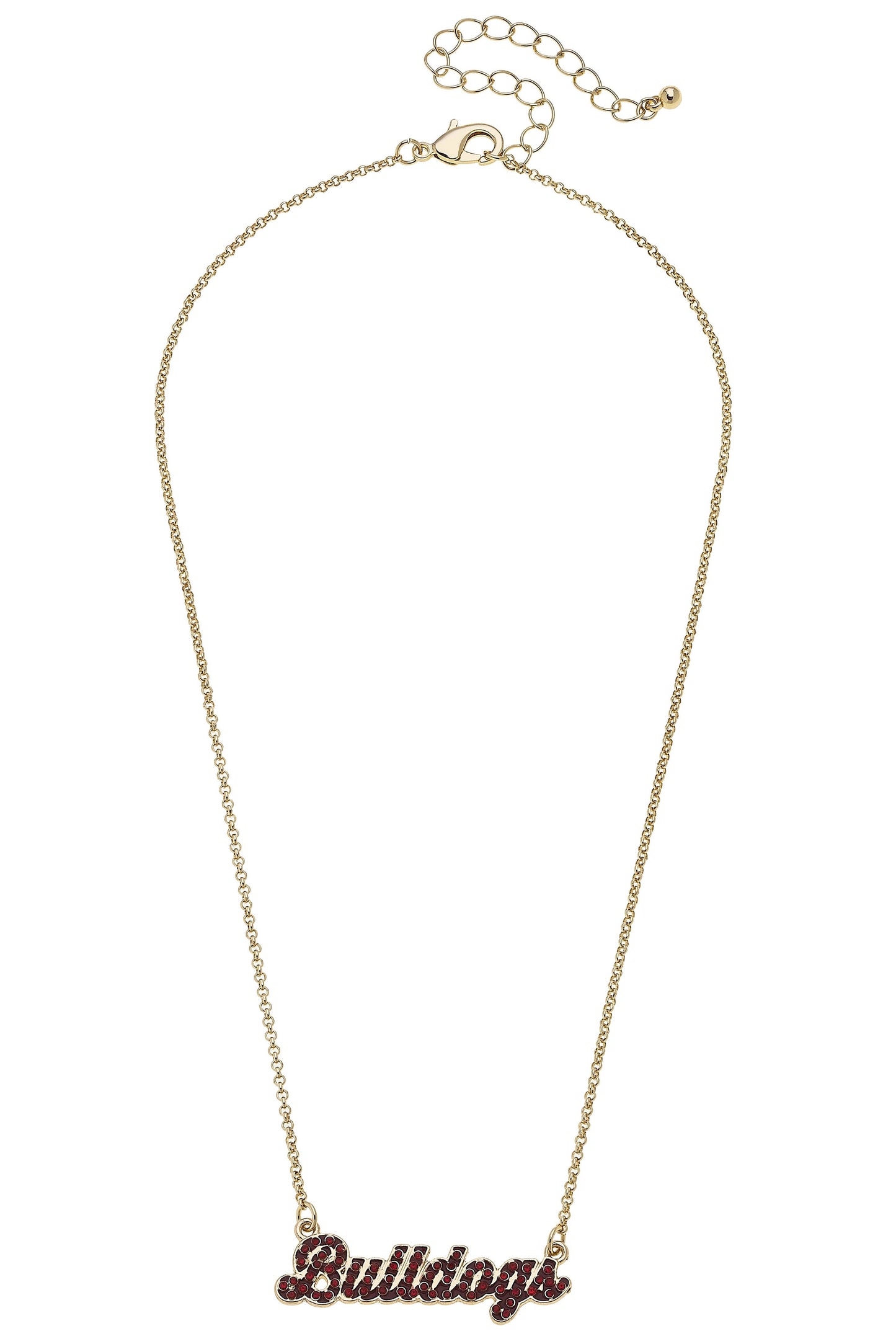 Mississippi State Bulldogs  Pave Autograph Enamel Necklace