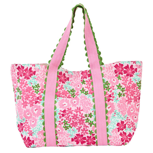Mary Square - Capri Carryall Tote Petal Perfect