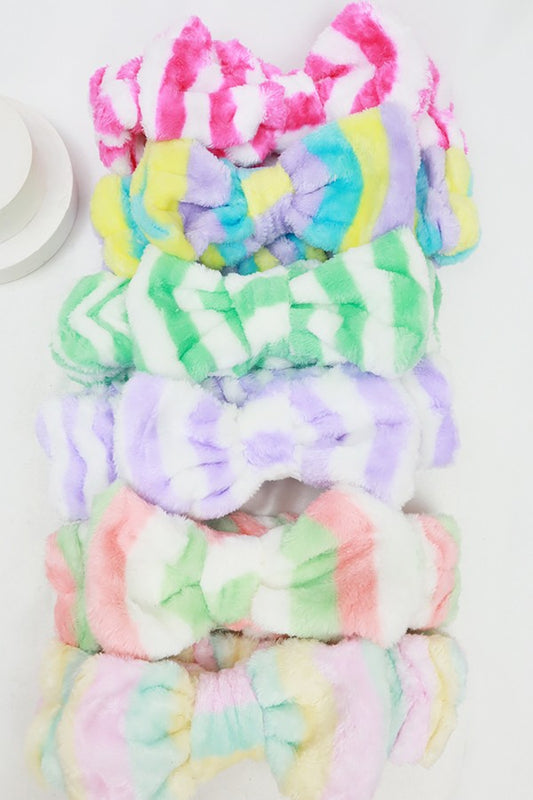 Stripe Pattern Shower Headband