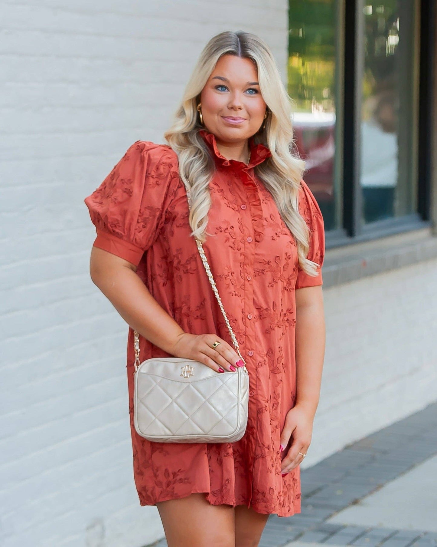 Caroline Hill - Fiona Crossbody Gold Shimmer LD