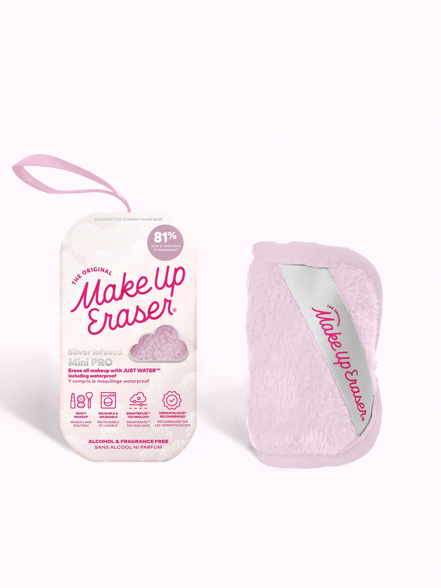 The Original MakeUp Eraser - Silver Infused Mini PRO MakeUp Eraser | Acne Prone Skin