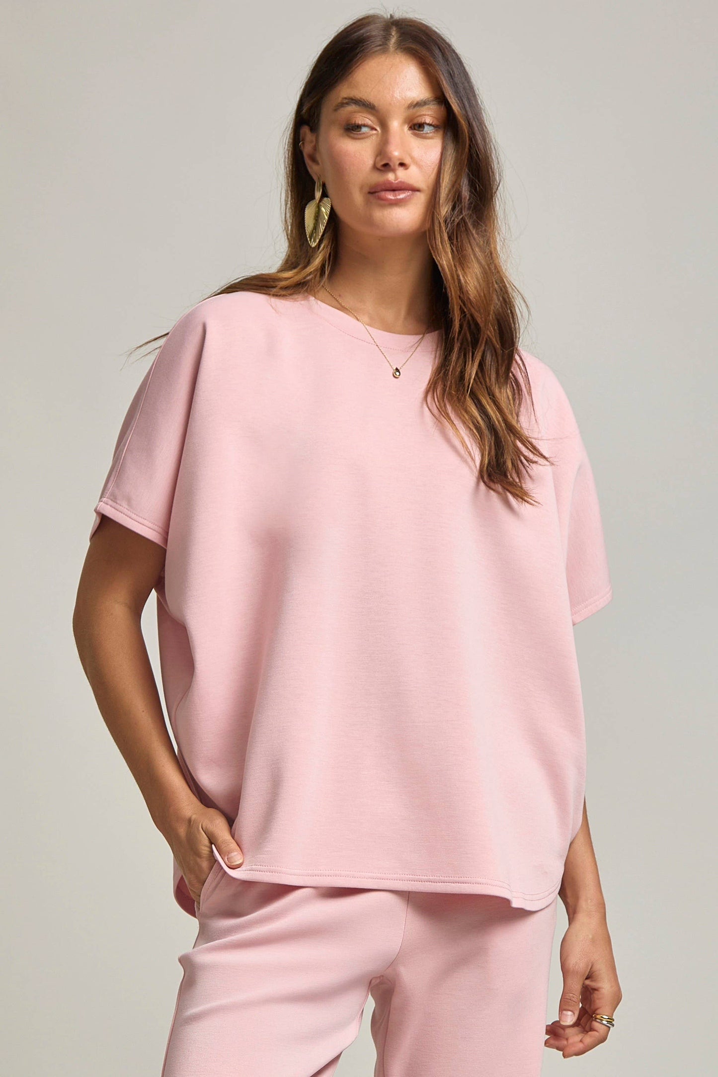 Dear Scarlett - Poncho Top + Bell Bottom Modal Set