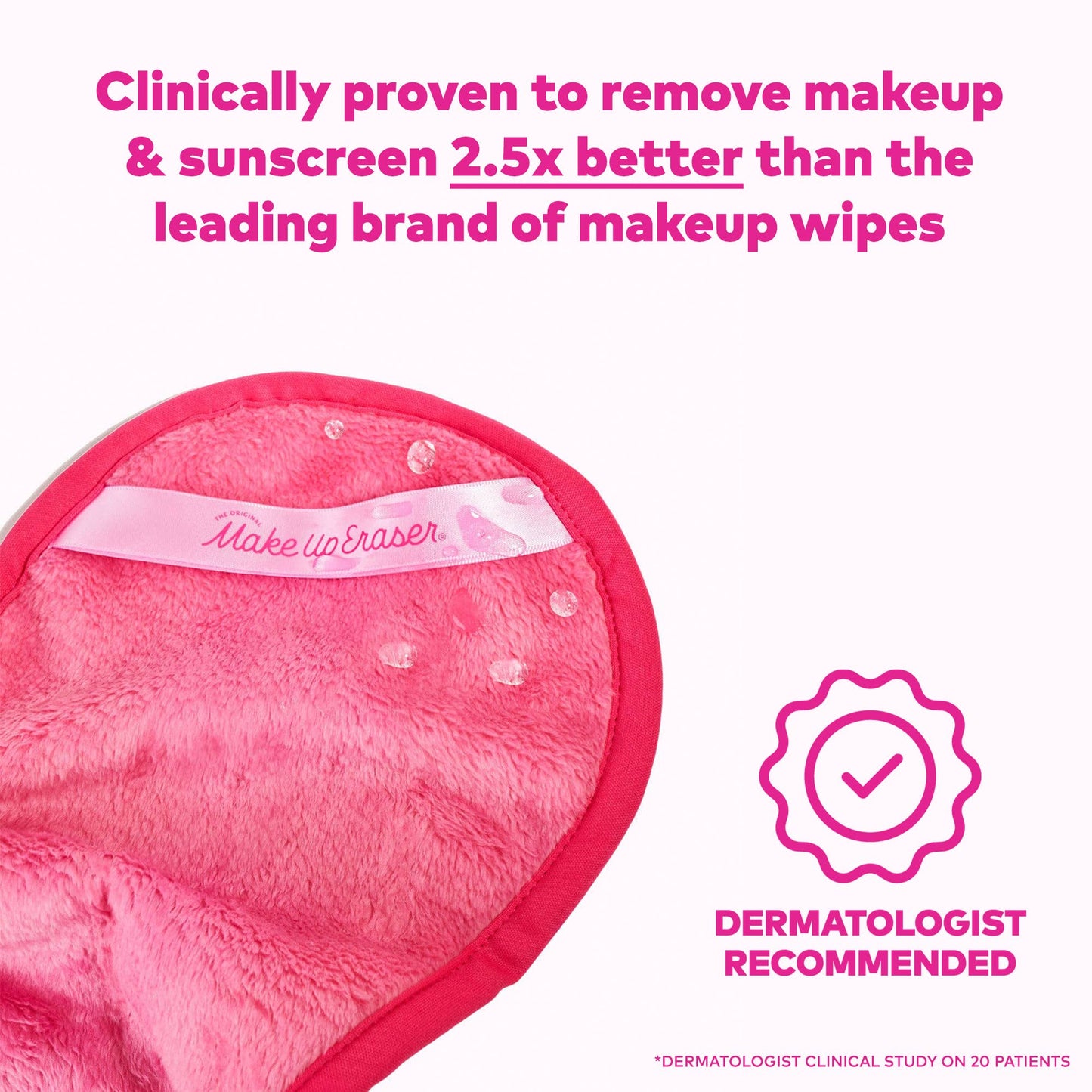 The Original MakeUp Eraser - Original Pink MakeUp Eraser PRO | Best Seller