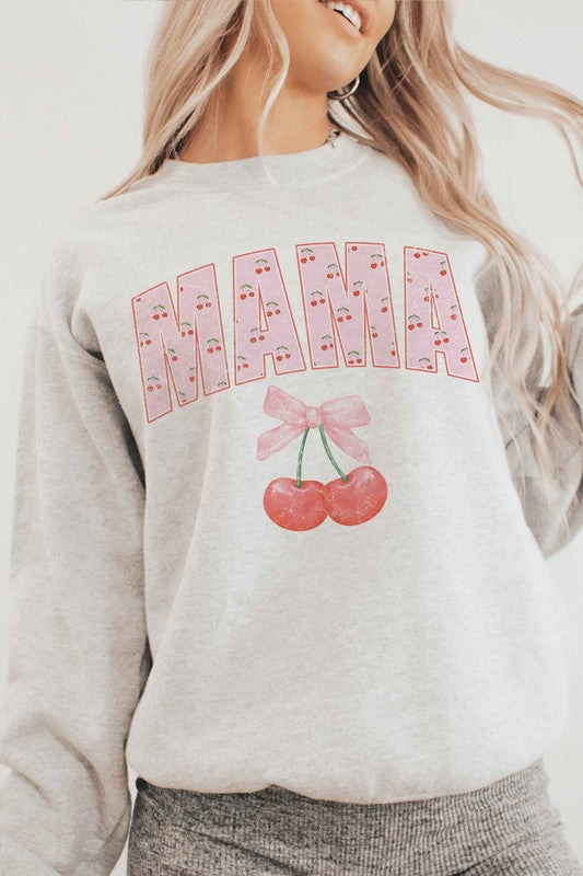 CHERRY MAMA Graphic Sweatshirt