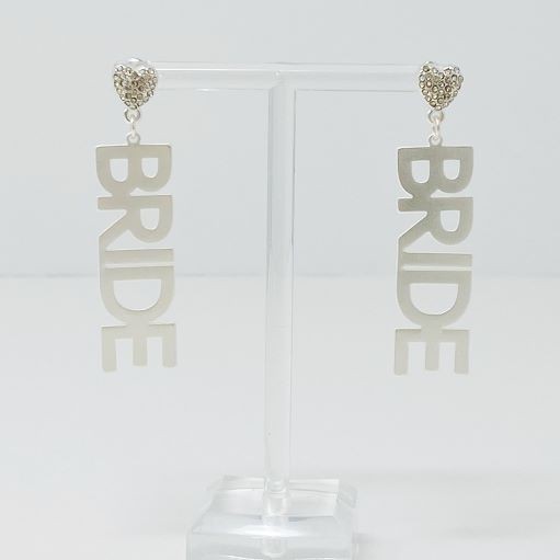 Say I Do Bride Earrings-Drop Ship