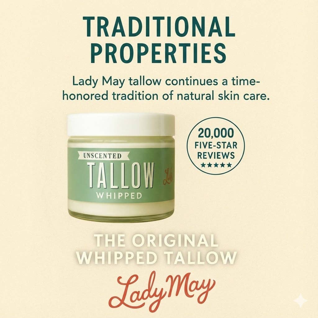 Unscented Whipped Tallow – Moisturizer