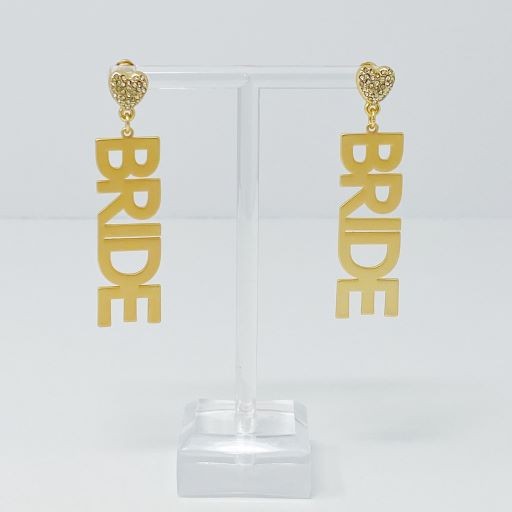 Say I Do Bride Earrings-Drop Ship