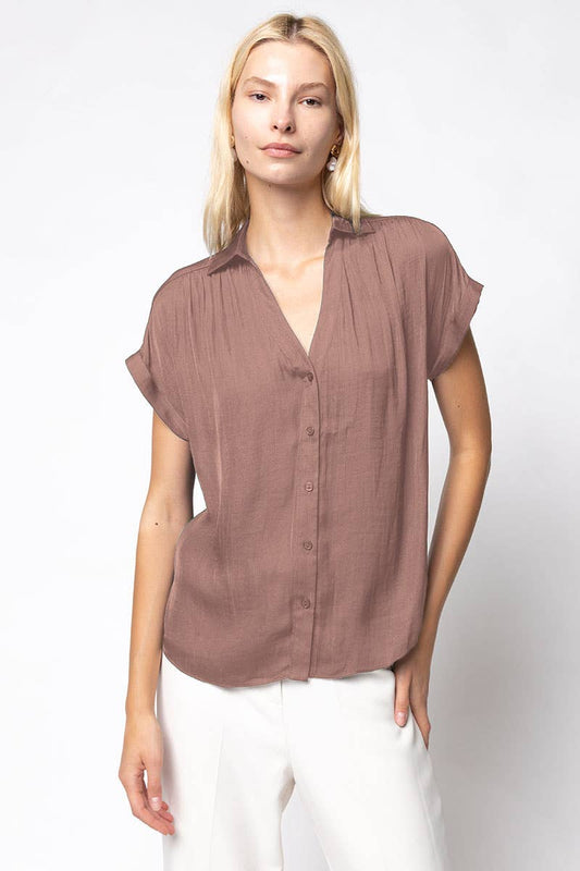 Naked Zebra - Short Sleeve Blouse